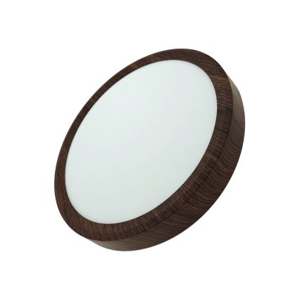 LED Stropní svítidlo LED/18W/230V 3000/4000/6500K pr. 23 cm hnědá